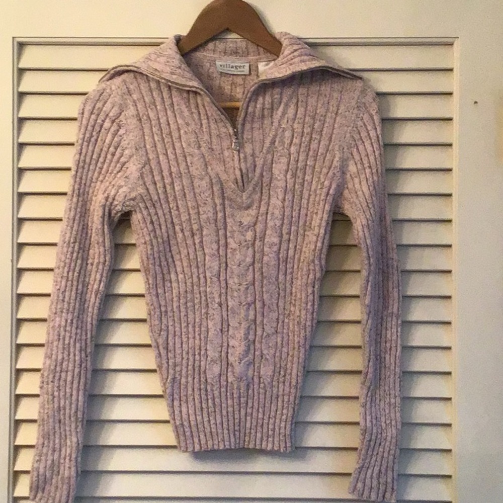Like new! Zip neck sweater